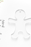 Acrylic Christmas Ornaments Gingerbread Man