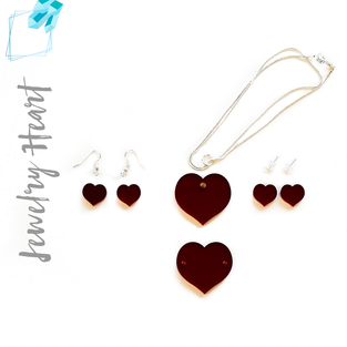 Acrylic Jewelry Hearts