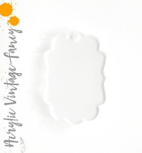 Acrylic Keychains Vintage Fancy