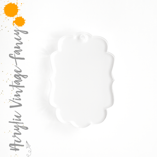 Acrylic Keychains Vintage Fancy