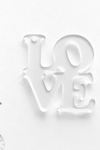 Acrylic Keychains Love Letters
