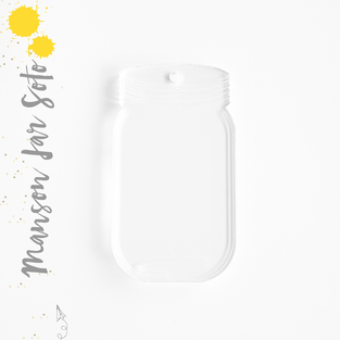Acrylic Keychains Mason Jar Soto