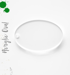 Acrylic Keychains Oval