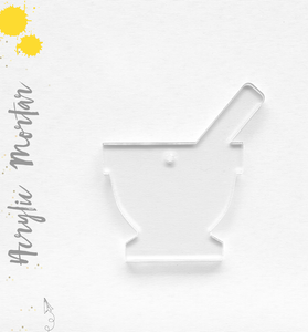 Acrylic Keychains Pesto Mortar