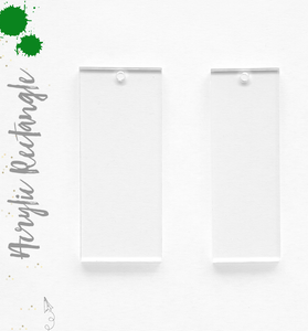 Acrylic Keychain Rectangle Bars
