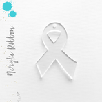 Acrylic Keychains Ribbon Symbol