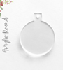 Acrylic Christmas Ornaments Large Round