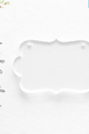 Laser Engraving Acrylic Christmas Ornaments Sign Four