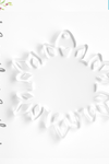 Laser Engraving Acrylic Christmas Ornaments Snowflake