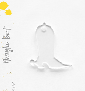 Acrylic Keychains Boot