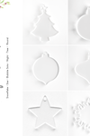 Acrylic Christmas Ornaments Samples (Pack 24 Units)