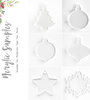 Acrylic Christmas Ornaments Samples (Pack 24 Units)