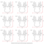 Laser Engraving Wood Christmas Ornaments Elk