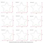 Wood Christmas Ornaments Samples (Package 24 Units)