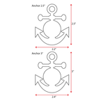UV Printing Acrylic Keychains Anchors