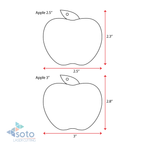 Acrylic Keychains Apple
