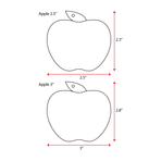 UV Printing Acrylic Keychains Apple