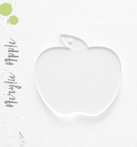 Acrylic Keychains Apple