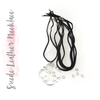 Black Suede Leather Necklace (Package.Price)