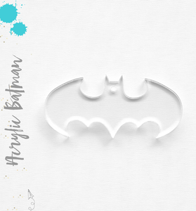 Acrylic Keychains Bat Symbol