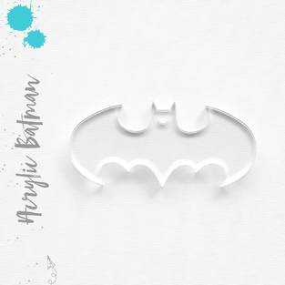 Acrylic Keychains Bat Symbol