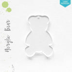 Laser Engraving Acrylic Keychains Bear