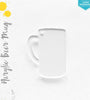 Laser Engraving Acrylic Keychains Beer Mug