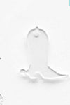 Laser Engraving Acrylic Keychains Boot