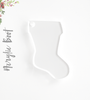 Acrylic Christmas Ornaments Boot
