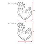 UV Printing Acrylic Keychains Buck & Doe
