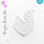 Laser Engraving Acrylic Keychains Buck & Doe