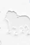 Laser Engraving Acrylic Keychains BullDog