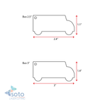 Acrylic Keychains Bus School