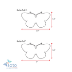 Acrylic Keychains Butterfly