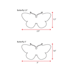 UV Printing Acrylic Keychains Butterfly