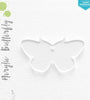 Laser Engraving Acrylic Keychains Butterfly