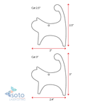 UV Printing Acrylic Keychains Cat