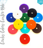 Laser Engraving Acrylic Circle Colors With 1/4" Center Hole (Package.Price)