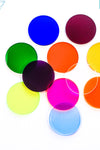 Laser Engraving Acrylic Circle Translucent Colors (Package.Price)