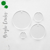 Acrylic Circles Clear With Hole (Package.Price)