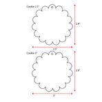 UV Printing Acrylic Keychains Cookie