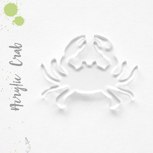 Acrylic Keychains Crab