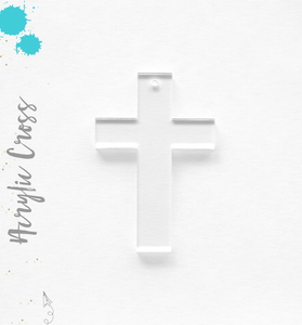 Acrylic Keychains Cross