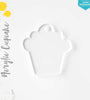 Laser Engraving Acrylic Keychains Cupcake