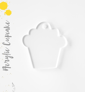 Acrylic Keychains Cupcake