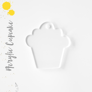 Acrylic Keychains Cupcake