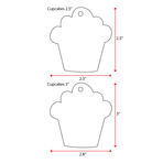 UV Printing Acrylic Keychains Cupcake