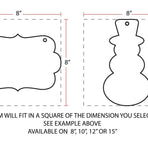 Acrylic Christmas Ornaments Large Bubble