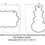 Acrylic Christmas Ornaments Large Bubble Soto