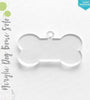 Laser Engraving Acrylic Keychains Dog Bone Soto